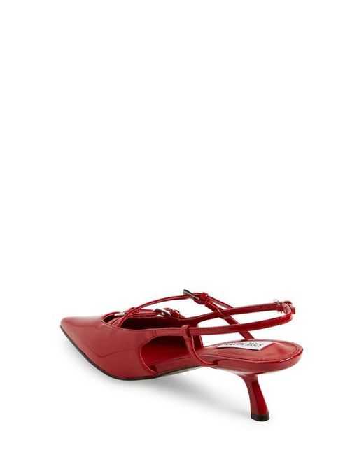 Steve Madden Modern Slingback Pump in Red | Lyst
