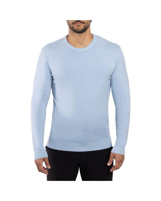Xray Jeans Blue Crewneck Knit Pullover Sweater for men