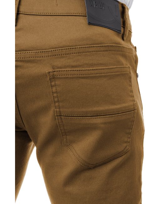 Xray Jeans Brown Classic Twill Skinny Jeans for men