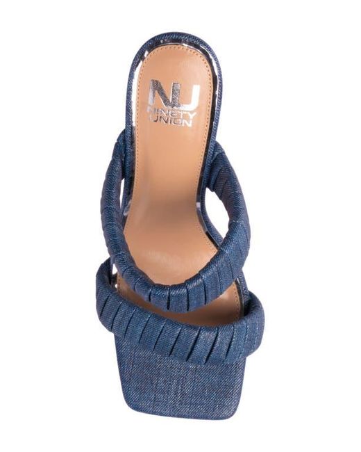 Ninety Union Blue Ash Heeled Sandal