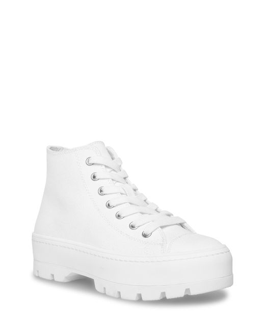 Madden Girl Shadow Platform High Top Sneaker In White Fab At Nordstrom ...