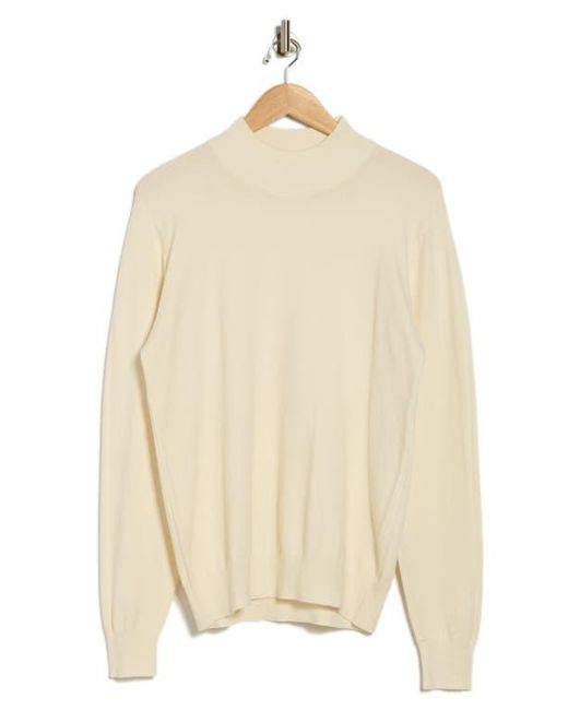 T.R. Premium Natural Slim Fit Mock Neck Sweater for men