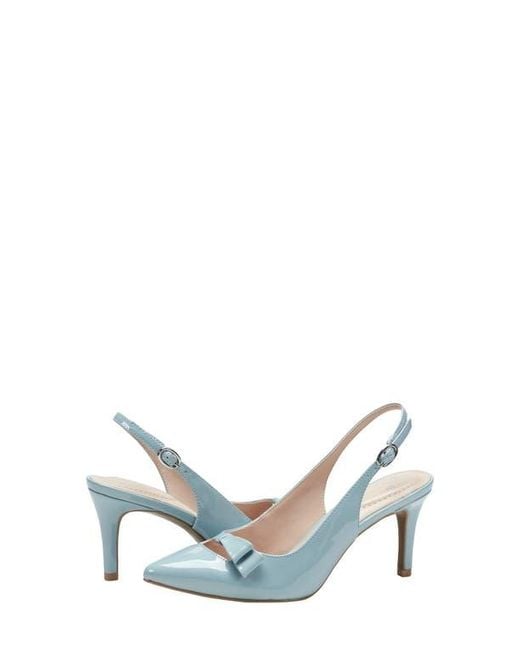 Bandolino Blue Slingback Pump
