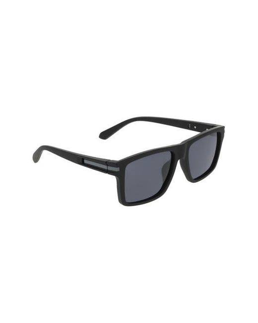 Cole Haan Gray 54Mm Rectangular Sunglasses for men