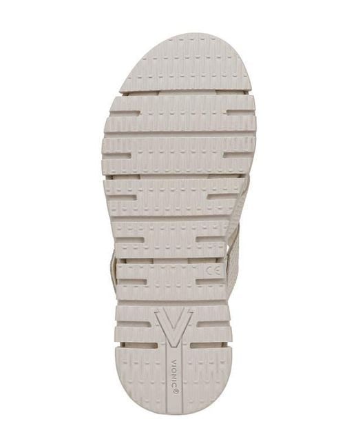 Vionic White Uptown Sunset Slide Sandal