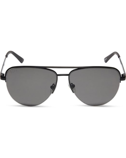 DIFF Blue 59Mm August Aviator Sunglasses
