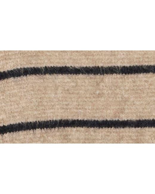 French Connection Blue Structured Stripe Cardigan