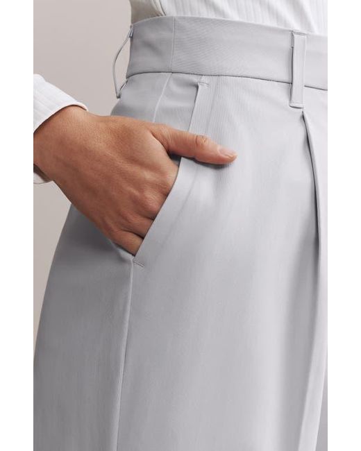 Rhone Gray Commuter Pleat Pants