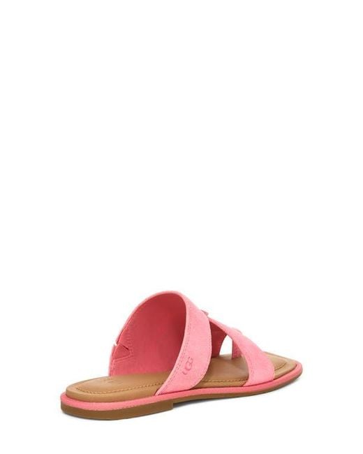 Ugg Pink Matira Slide Sandal