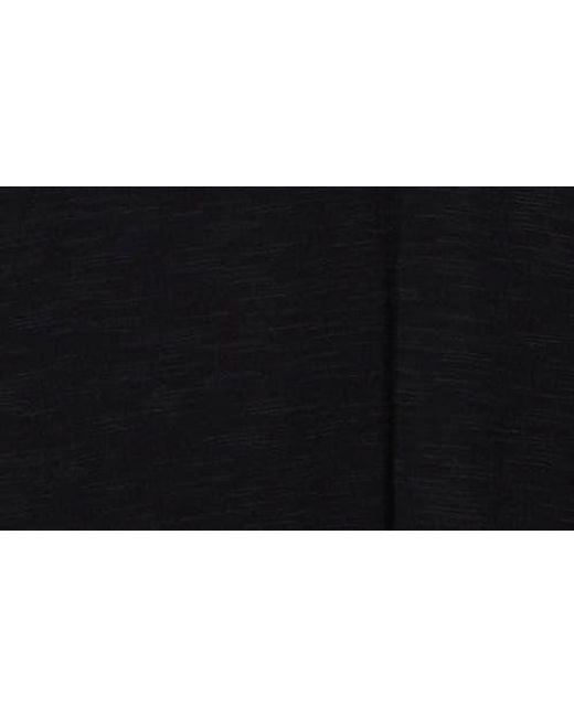 Caslon Black Embroidered Cutwork V-Neck T-Shirt