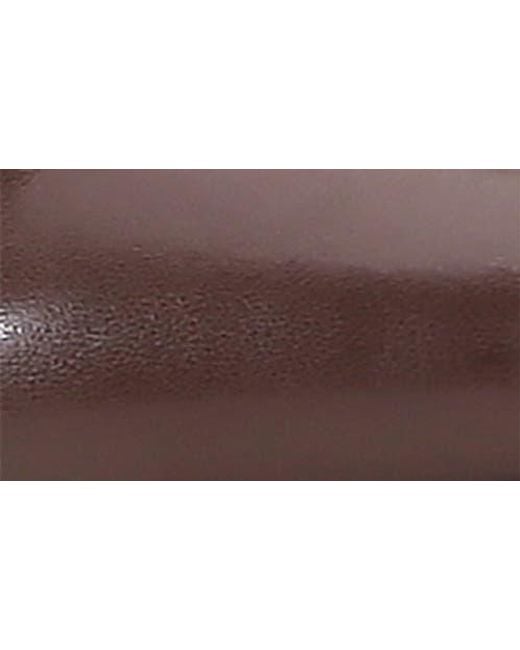 BERNESS Brown Pointed Toe Slingback Pump