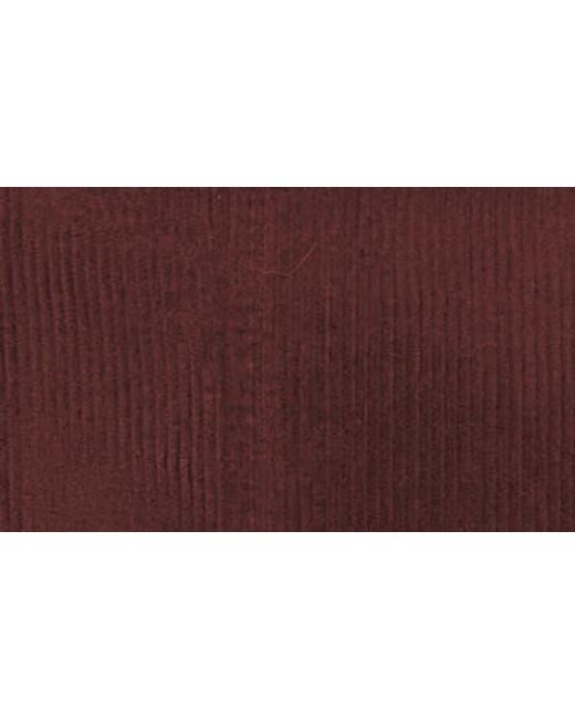 Kensie Red High Waist Corduroy A-Line Skirt