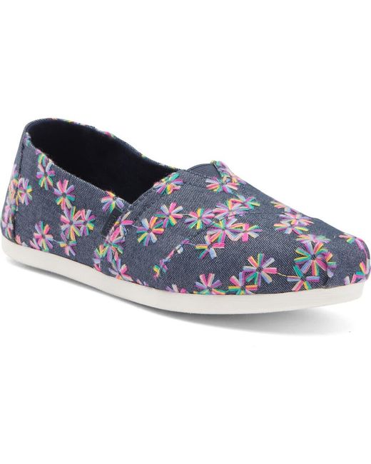 TOMS Blue Alpargata Slip-On