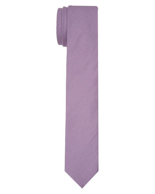 Original Penguin Purple Dane Solid Tie for men