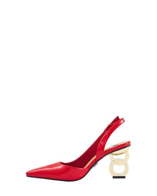 Ninety Union Red Rain Slingback Pump