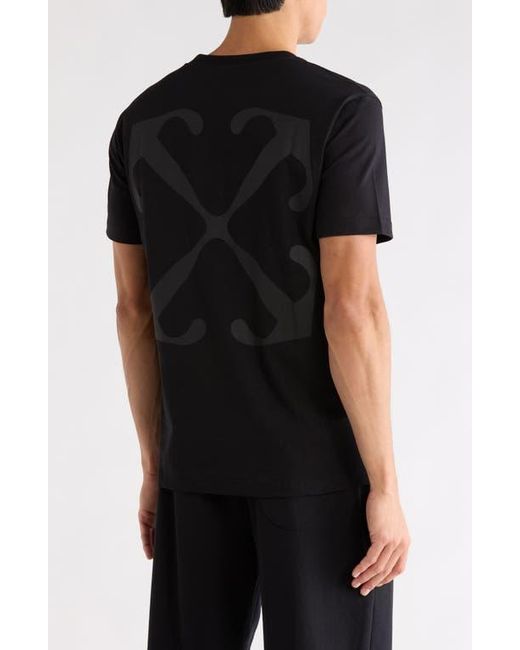 Off-White c/o Virgil Abloh Black Arrow Slim Fit Graphic T-Shirt for men