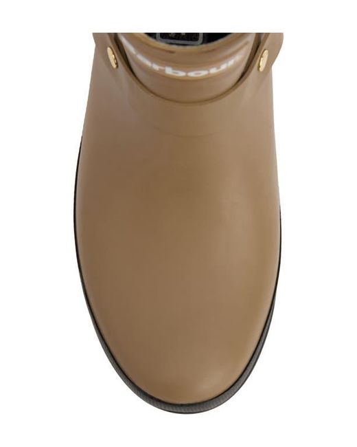 Barbour Brown Elley Harness Rain Boot
