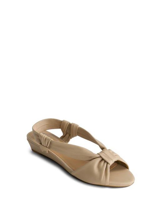 Bernardo Metallic Winifred Slingback Wedge Sandal