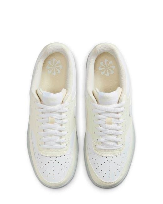 Nike White Court Vision Low Sneaker