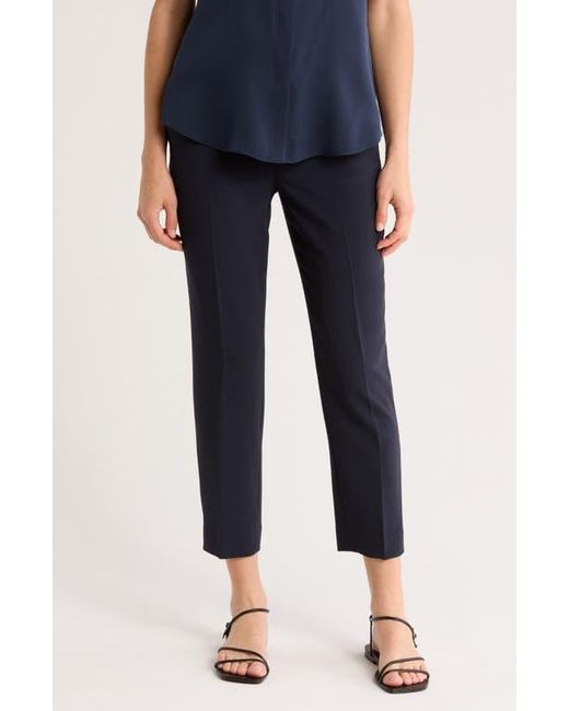 Theory Blue Treeca Crop Pull-On Pants