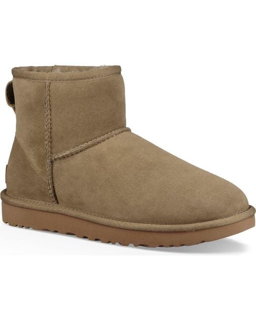 Ugg Brown Ugg Classic Mini Ii Genuine Shearling Lined Boot