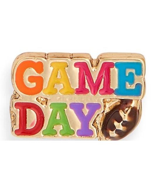 Leith White 6-Pack Assorted Game Day Stud Earrings