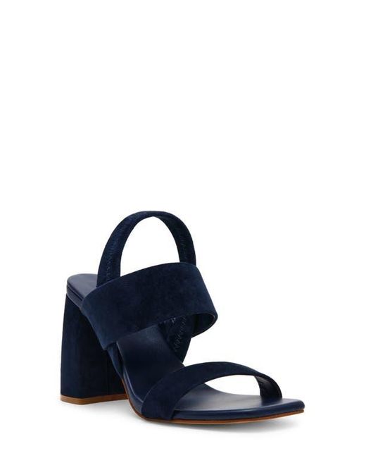 Steve Madden Blue Marbell Block Heel Sandal