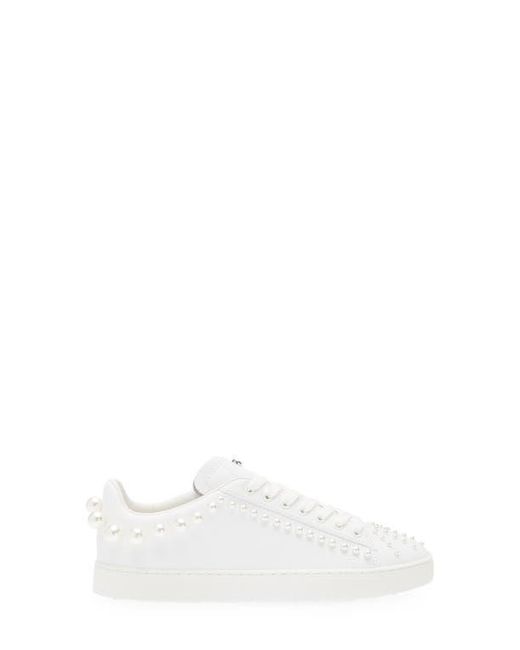 Stuart Weitzman White Goldie Sneaker