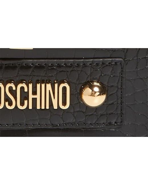 Love Moschino Black Borsa Nero Faux Leather Crossbody