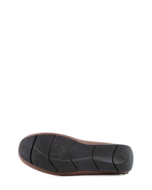 Marc Joseph New York Brown Greenwich Pebbled Driver for men
