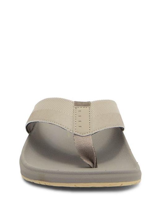 Reef Gray The Raglan Flip Flop for men