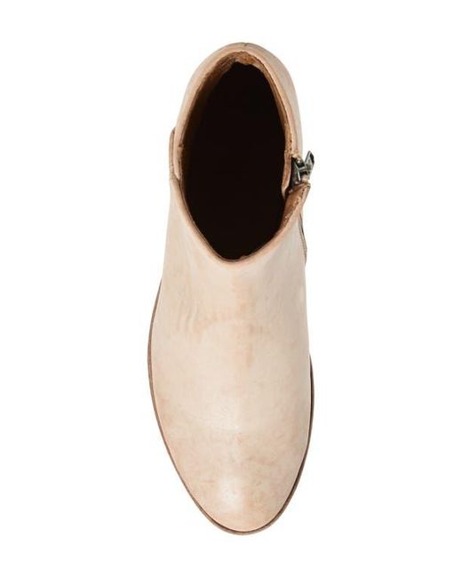 Frye Natural Carson Piping Leather Ankle Boot
