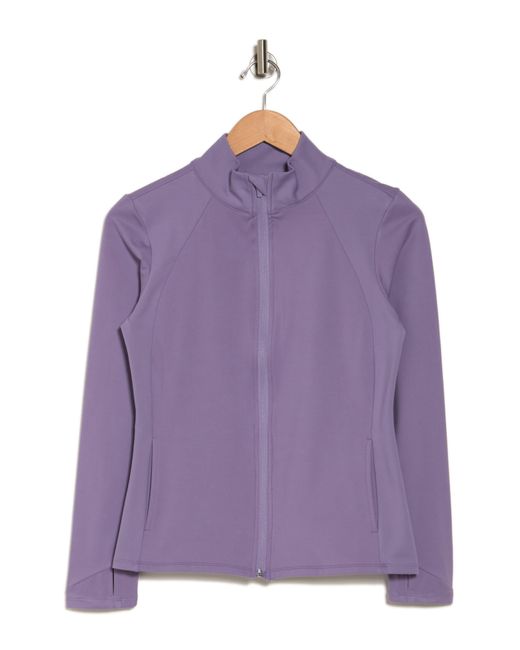 Laundry by Shelli Segal Purple Active Full-zip Jacket
