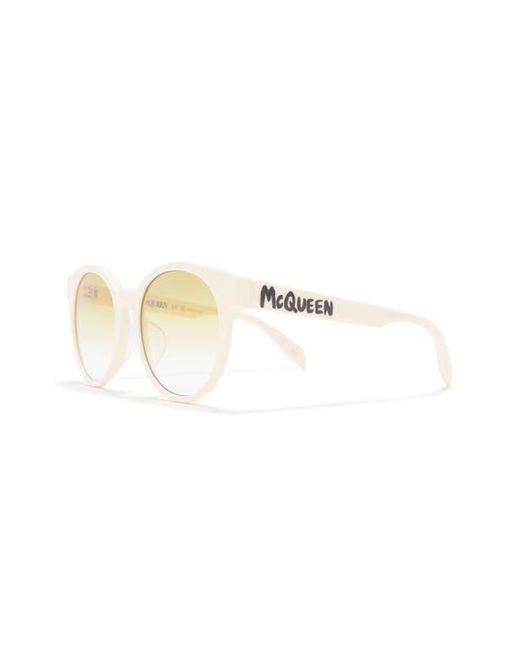McQueen Multicolor 55Mm Gradient Round Sunglasses