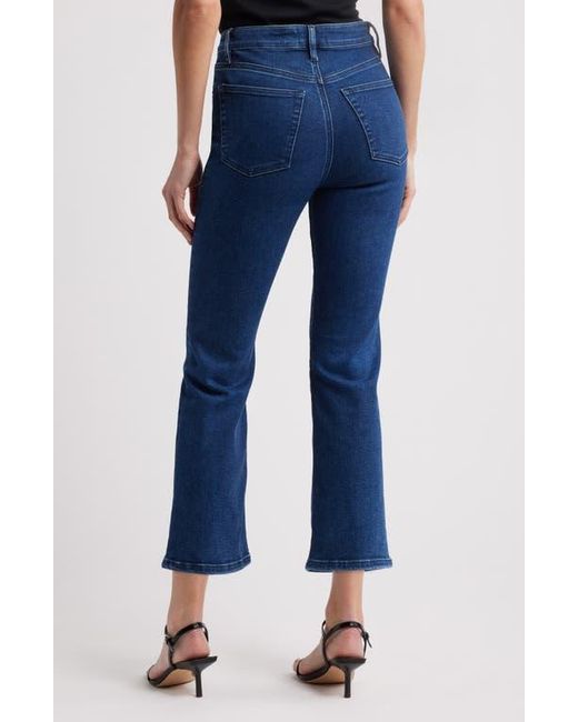 FRAME Blue The Reboot High Waist Crop Flare Jeans