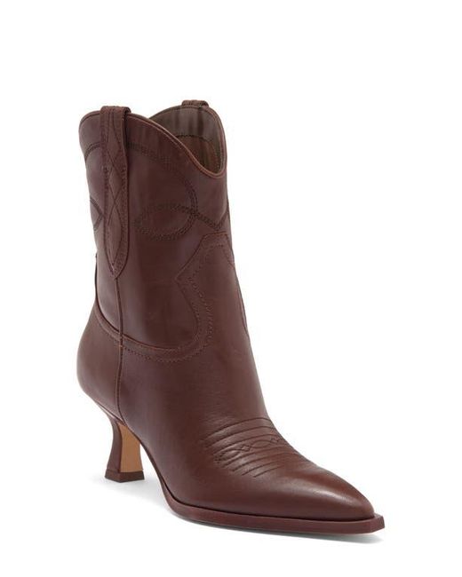 Dolce Vita Brown Angel Pointed Toe Western Boot