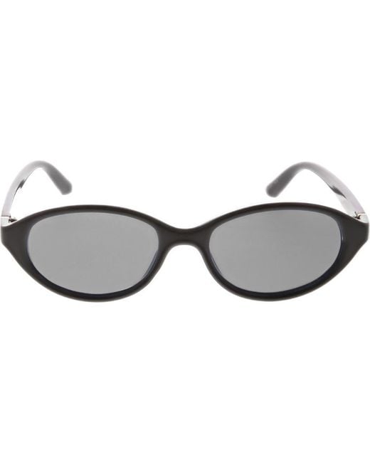 BCBGeneration Black 51Mm Slim Oval Sunglasses