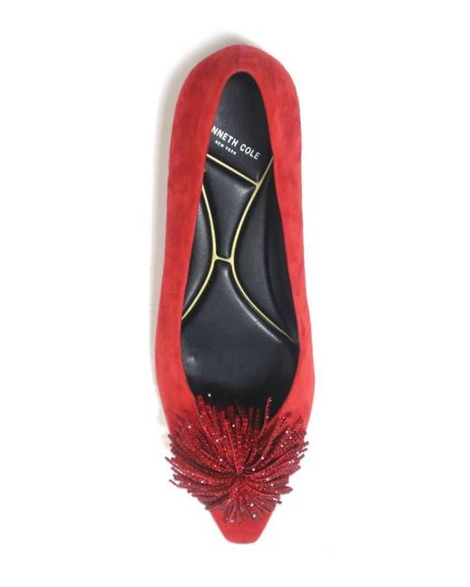 Kenneth Cole Red Natasha Flat