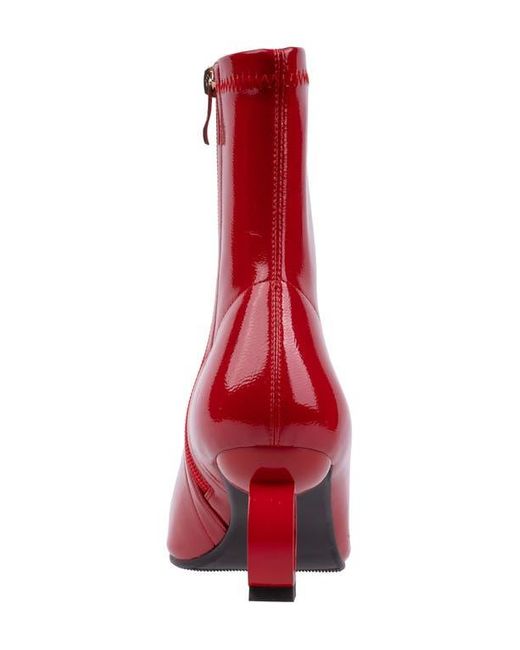 Ninety Union Red Greece Pointed Toe Bootie