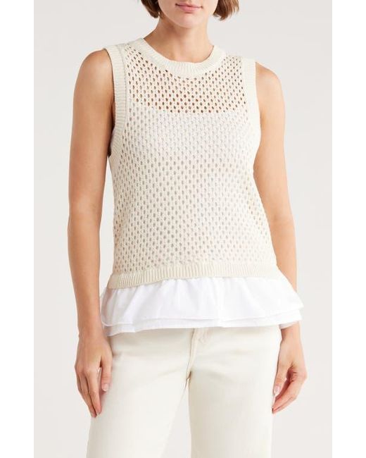 Sanctuary Natural Perfect Mix Cotton Sweater Vest