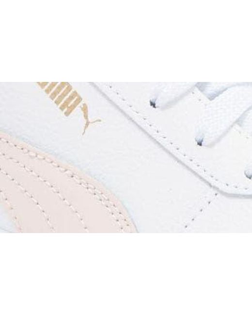 PUMA White Carina 2.0 Mid-top Sneaker