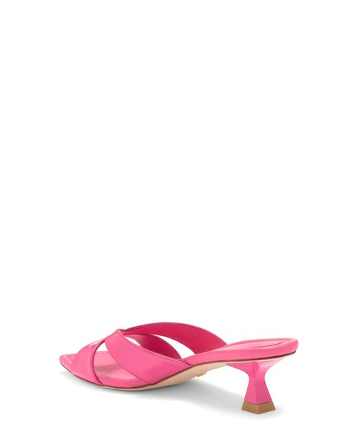 Stuart Weitzman Pink Miami Xcurve 50 Slide Sandal