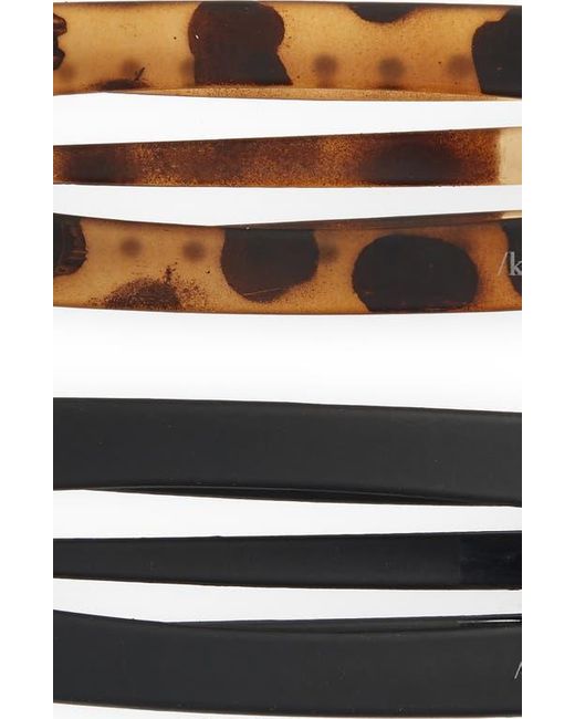 Kitsch Brown Assorted 2-Pack Flat Lay Claw Clips