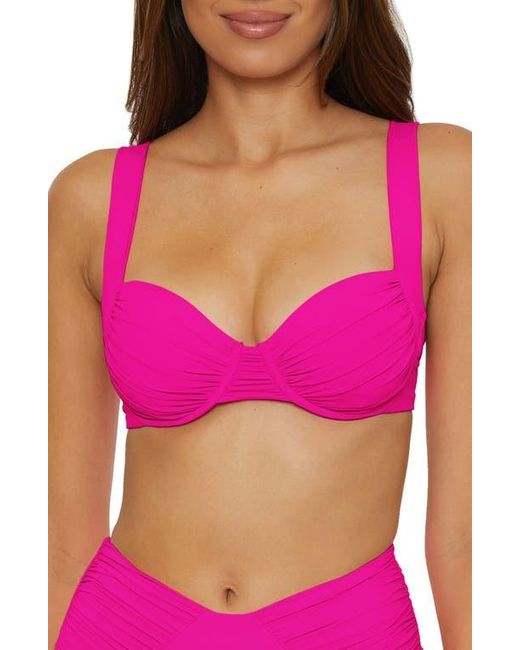 Becca Pink Color Code Underwire Bikini Top