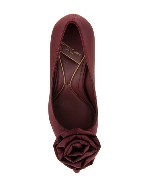 Kenneth Cole Purple Romi Rosette Pointed Toe Pump