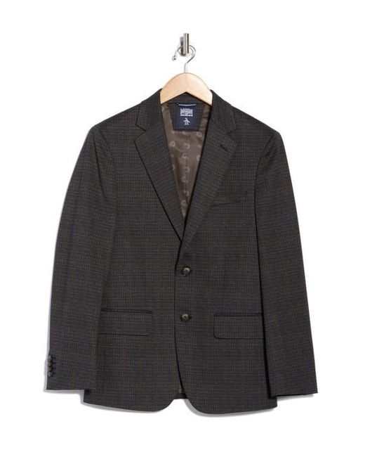 Original Penguin Black Two Button Notch Lapel Sport Coat for men