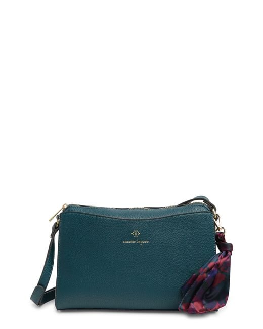Nanette Lepore Blue Lidia Crossbody With Scarf In Teal At Nordstrom Rack