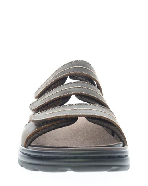Propet Brown Hatcher Sandal for men