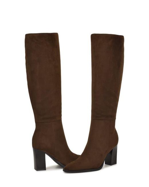 Nine West Brown Zeran Knee High Boot