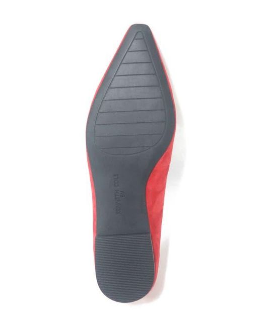 Kenneth Cole Red Natasha Flat